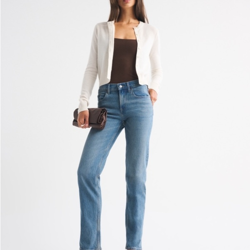 Abercrombie & Fitch Light Blue Straight Leg Jeans